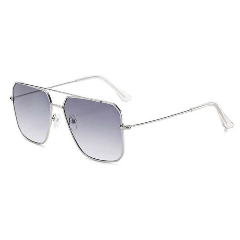Silver Aviator Sunglasses